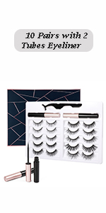10 pais false lashes set