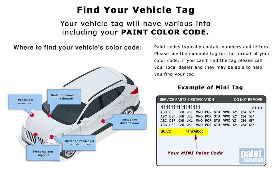 PAINTSCRATCH Touch Up Paint Spray Can Car Scratch Repair