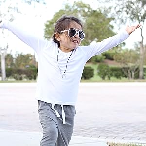 girls long sleeve shirt shedo lane upf 50+ sun protection clothing kids toddlers babies