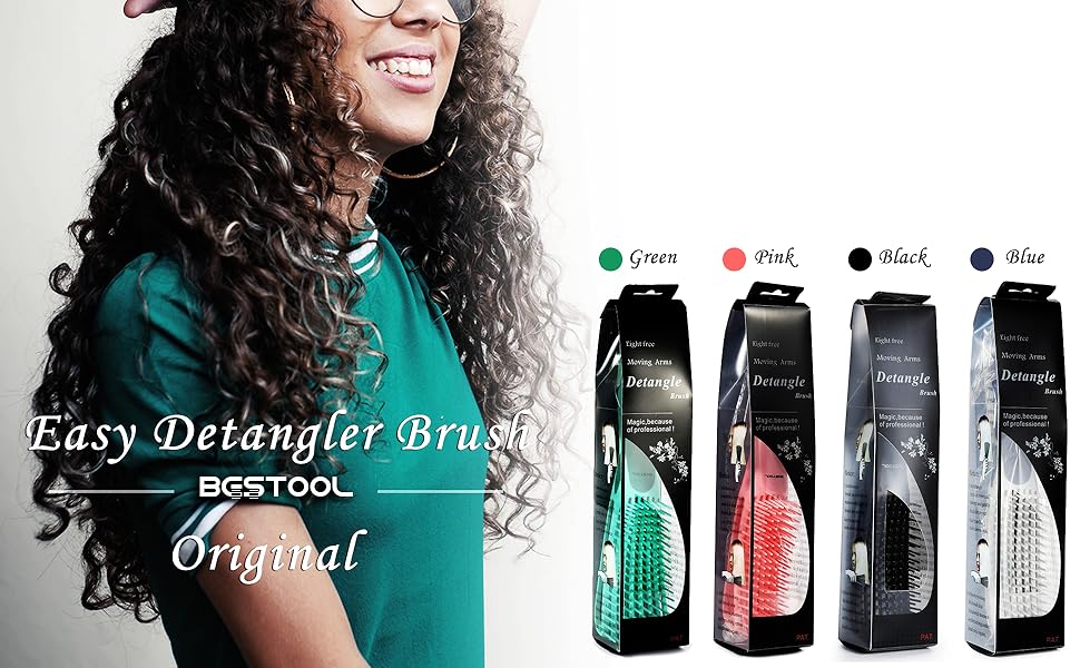 BESTOOL Detangler Brush, Detangling Brush for Natural Hair, Curly Hair