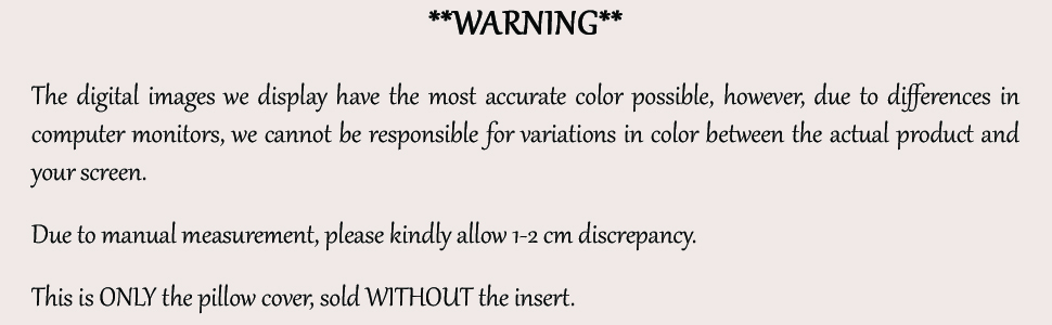 warning