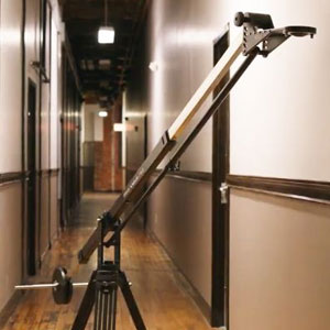 Proaim 10' Wave-2 Camera Jib Crane, Pan Tilt, Dolly Stand