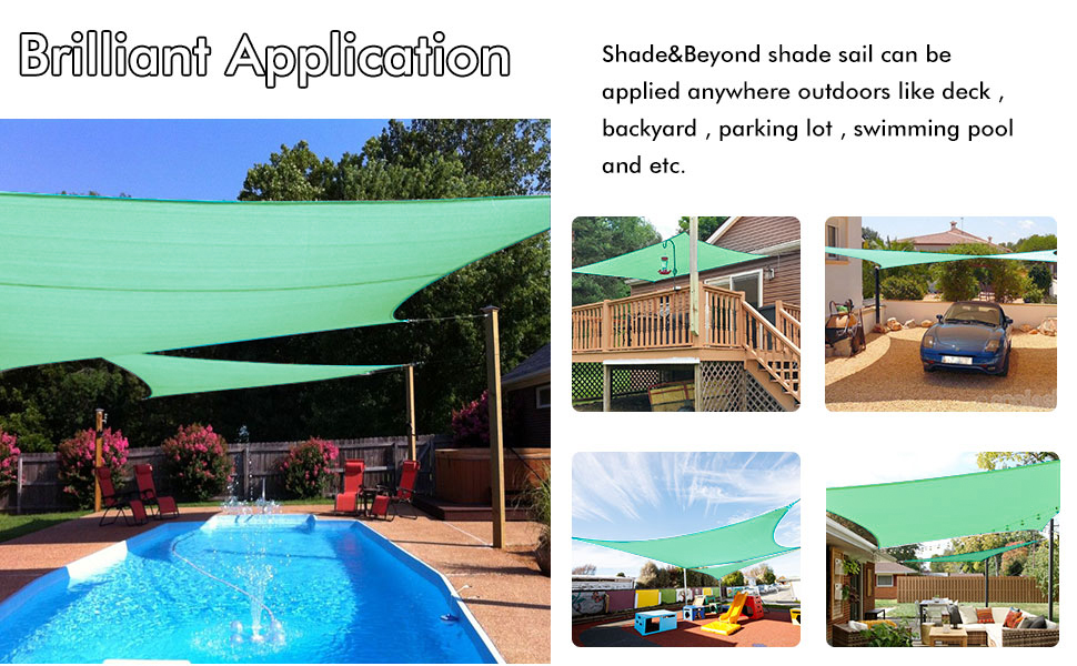 Shade&Beyond Sun Sail Shade Canopy Rectangle 12' x 12