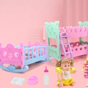 Amazon | Ipetboom 1個 赤ちゃん 人形 ベッド おもちゃ 模型