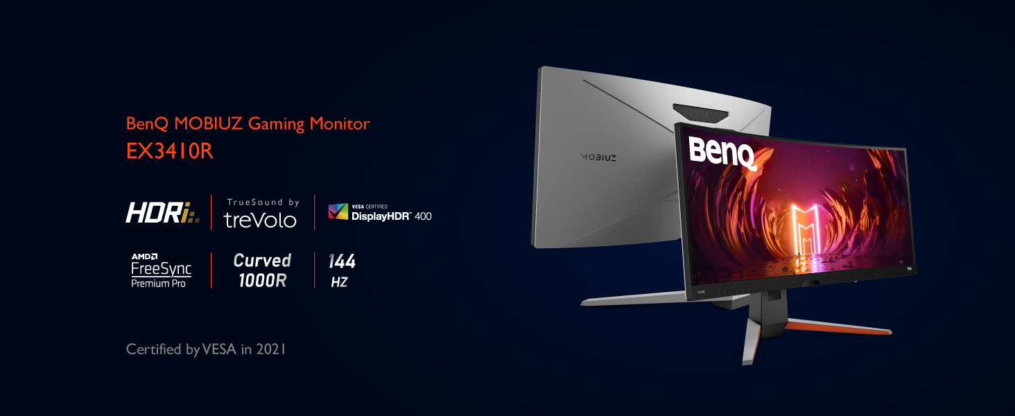 BenQ MOBIUZ EX3410R 34インチ [ほぼ新品] Amazon.com: BenQ MOBIUZ EX3410R Curved Gaming Monitor 34