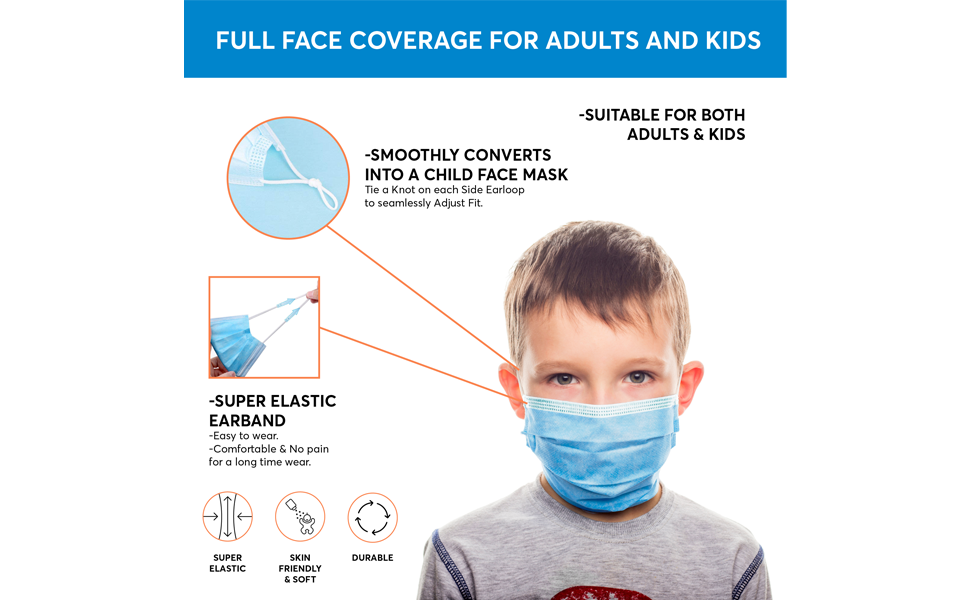 (500Pack) Face Mask Bulk Face Masks Disposable Masks Bulk Masks 10