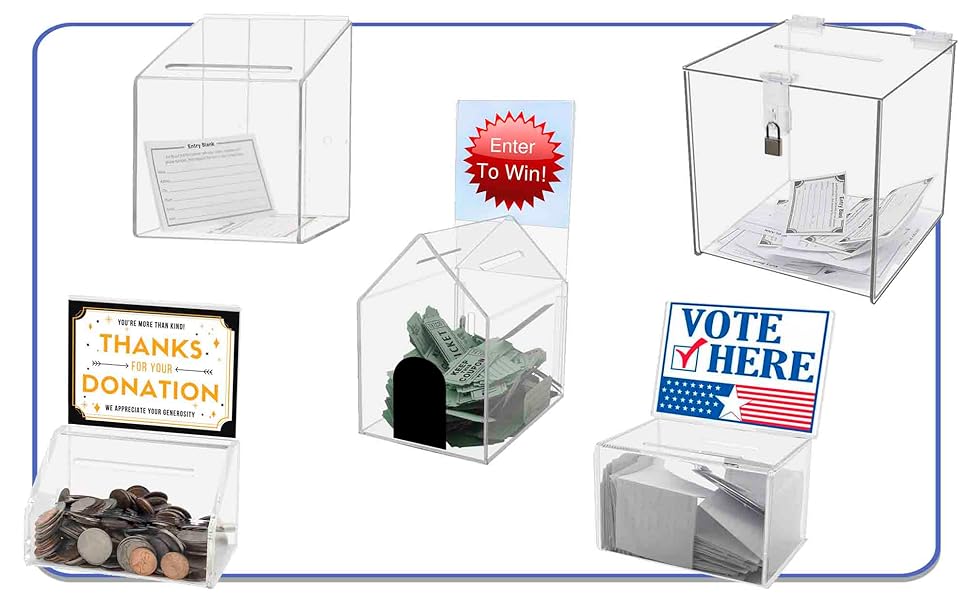 Marketing Holders Ballot Boxes and Blank Forms