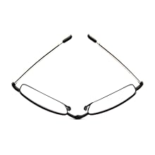 these slim reading glasses allow you to see above & below the lenses, magnifying only what you need