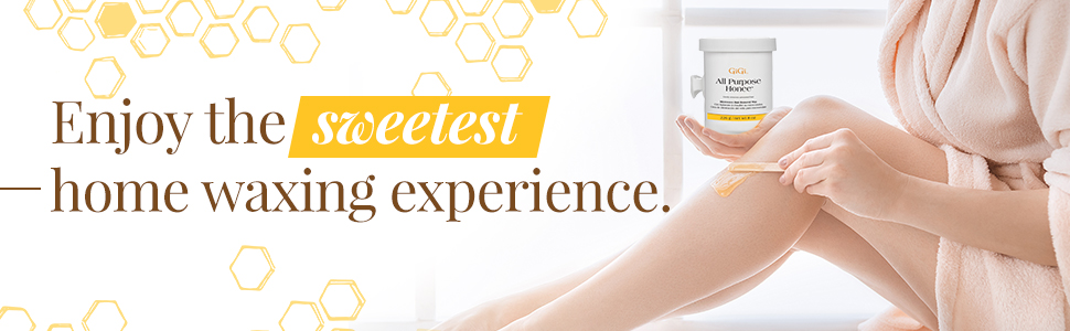 GiGi All Purpose Honee - Microwave Hair Removal Wax, 8 Ounces