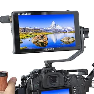 Amazon | FEELWORLD LUT6 カメラモニター 6インチ 2600nit超高