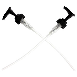 cornucopia black plastic replacement pump tops lotion soap dispensers dip tubes spare parts 