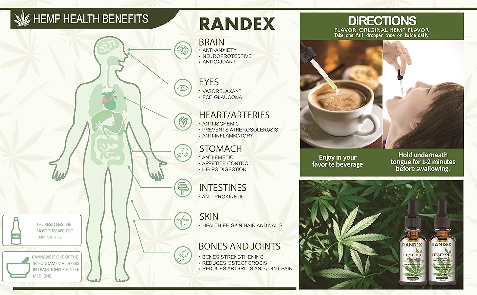 Randex 5000mg Organic Hemp Oil