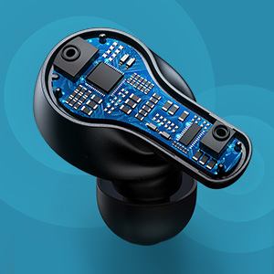 BLUETOOTH EARPHONES WITH MICROPHONE WIRELESS EARBUDS TWS ANC WATERPROOF F\WORKOUT 