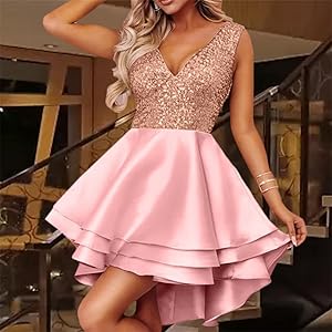 Heart-Broken-Pink-Gold-Sequin-Multi-Layer-Skater-Dress_pink1