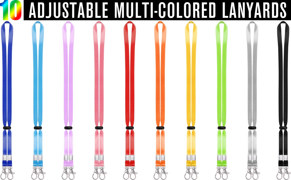 10 Pack Face Mask Lanyards for Kids Adults, Adjustable