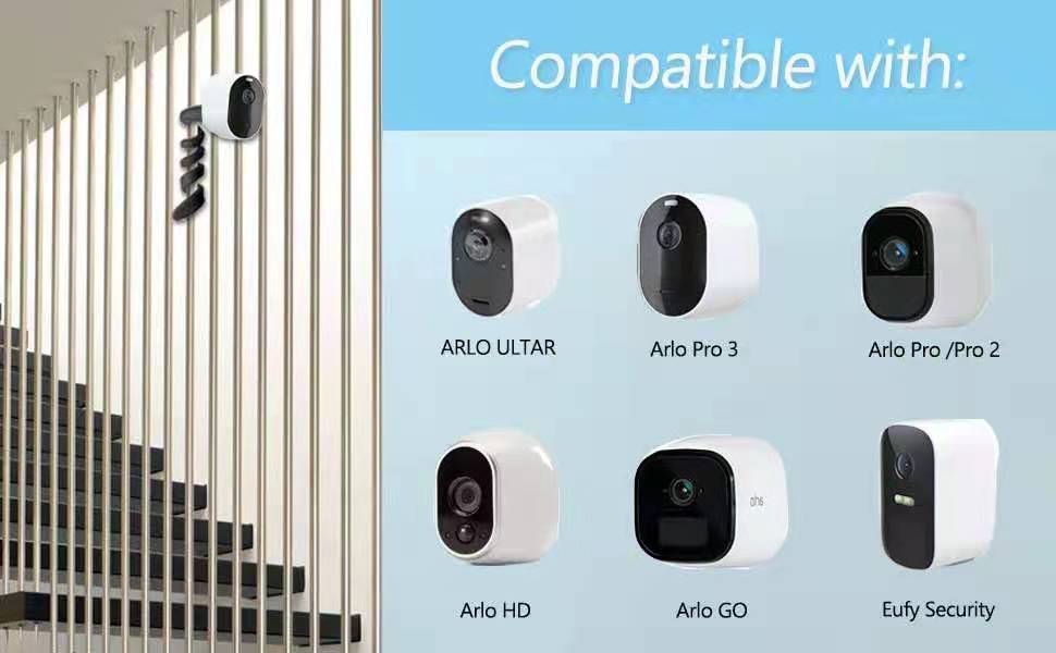 Flexible Twist Mount for Arlo Pro 2,Arlo Ultra,Arlo Pro