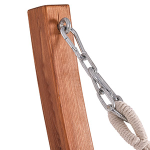 COSTWAY Amaca Con Supporto In Legno, Portata 120kg, 200x100cm, Cotone E Poliestere, Resistente Per 1 Persona 12 6