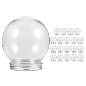 Amazon.co.jp: jojofuny 透明スノードーム水球 ホリデースノー