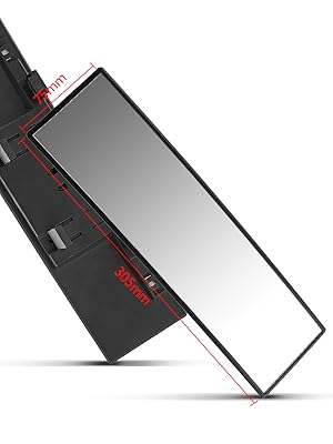 ELUTO Wide Angle Rear View Mirror Car Rear View Mirror