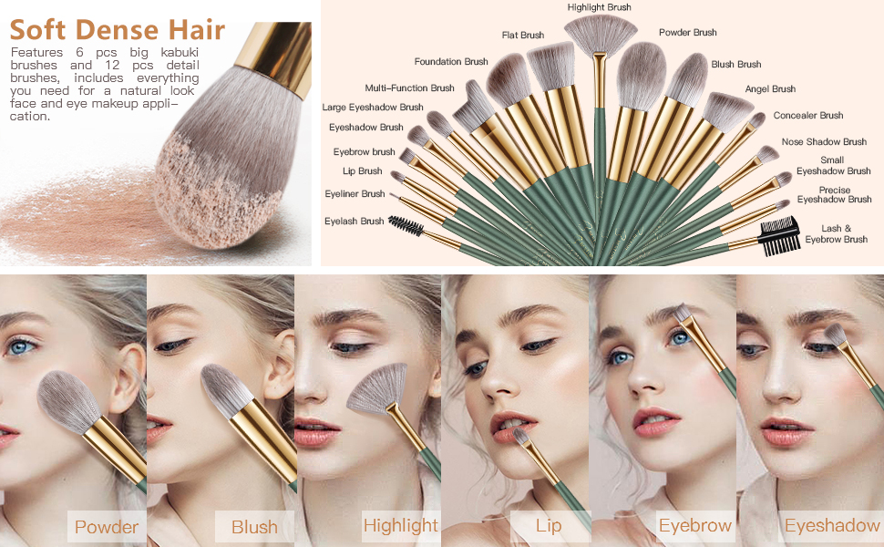 makeup brushes