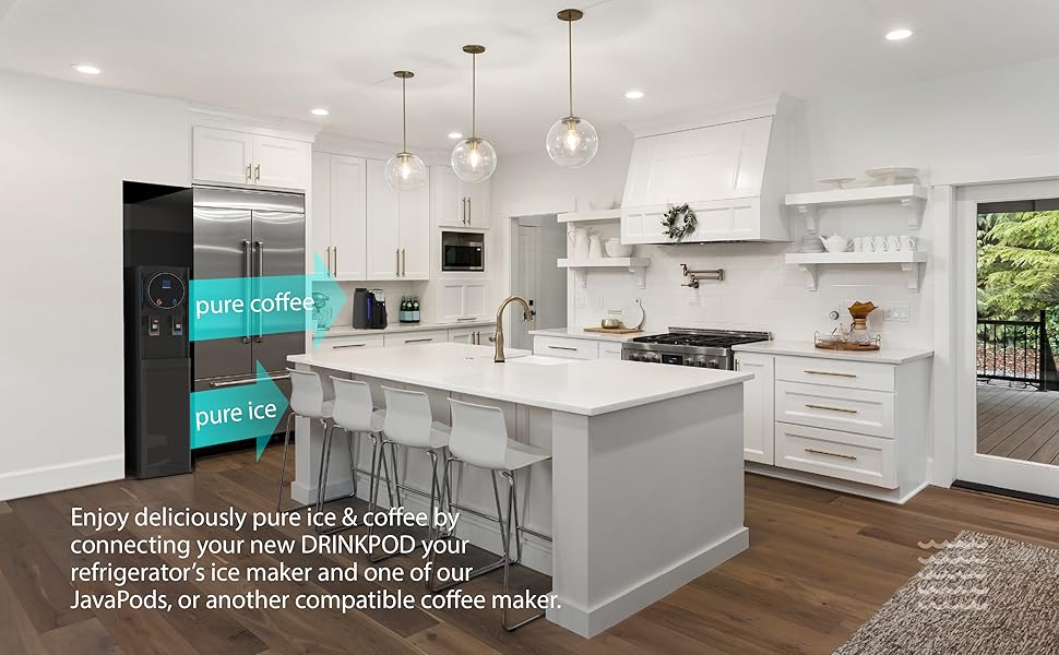 Drinkpod Pro Series 6 Bottleless Touchless Water Cooler Filtered