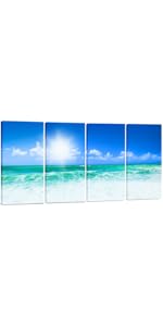 Large beach Wall Art