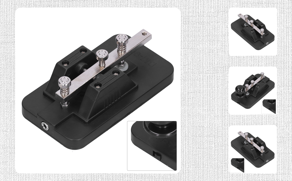 Morse Code Telegraph Key Professional Morse Code CW Telegraph Straight ...