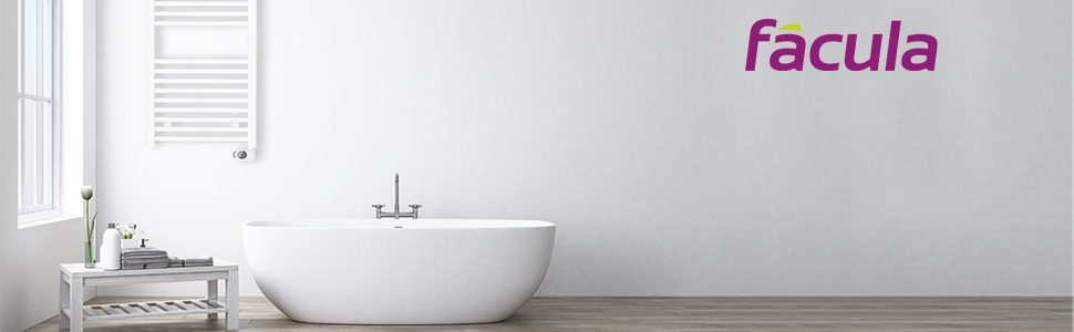 facula Radiador Toallero Eléctrico Fluido Serie PE Blanco de ...