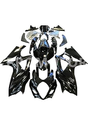 Amazon.com: ZXMT Motorcycle Fairing Kit Glossy Black