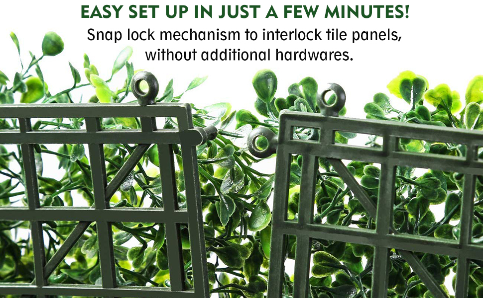 artificial wall greenery