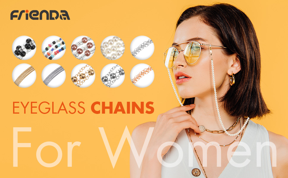 Frienda 10 Pieces Eye Glasses String Strap, Women's