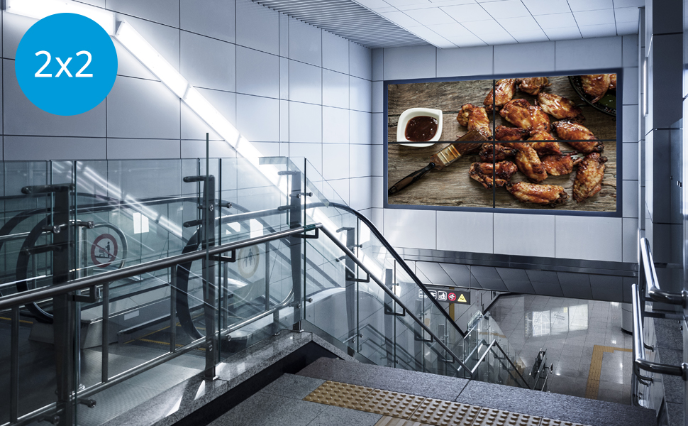 environment digital signage multiple uses media advertising screen airport bar restaruant 