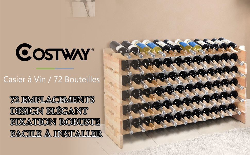 COSTWAY Porte-Bouteilles En Bois/6 Étagère Pour 72 Bouteilles/Conception Horizontale/Casier à Bouteille Modulable Avec Étagère Ondulée-119 X 29 X 71,5 Cm 10 COSTWAY Porte-Bouteilles En Bois/6 Étagère Pour 72 Bouteilles/Conception Horizontale/Casier à Bouteille Modulable Avec Étagère Ondulée-119 X 29 X 71,5 Cm -Promos Matériel Boutique AAHKMJXYDAFdJAOAIMEbOAchlkWZ0oakZn uVZ0mPidMNbILvCvspZ4oG3fPgIqc1P05C5SmPDKg0UZdk7akth5ABnfzhncFFDqAQKPPyi7MqedkwVKP3 ZU8yk1bUmKTK1H6AOX5BBHbrELojV6 nXCtLWtWzVWGqmUpzSeHeBKxPQXA2WGuRkjBzH J 4Ud Y=