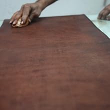 Pátina, cera, vintage, piel de búfalo completa, artesanía