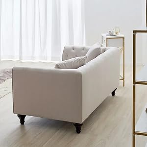 Amazon｜LOWYA ロウヤ ソファ ソファー 2.5人掛け アンティーク調