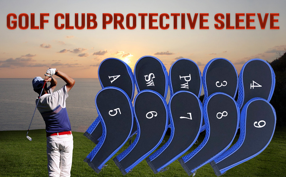  Golf Iron Head Covers 