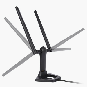 WiFi Antennas are 360 degrees horizontally or vertically rotate-able you can get optimal wifi