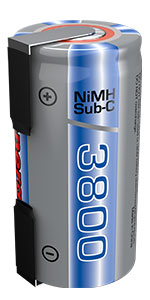 tenergy nimh 3800 mah sub c rechargeable battery