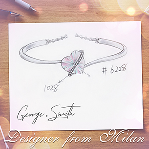 Bracelet coeur femme