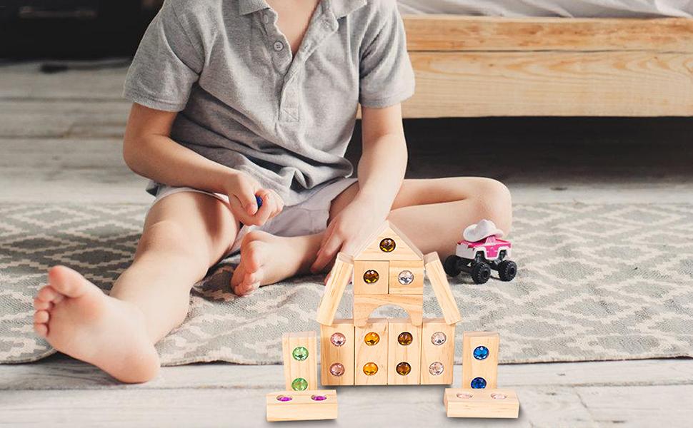 Rainbow Stacker Blocks