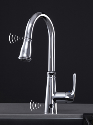 Touchless Kitchen Faucet Pull Down Sprayer