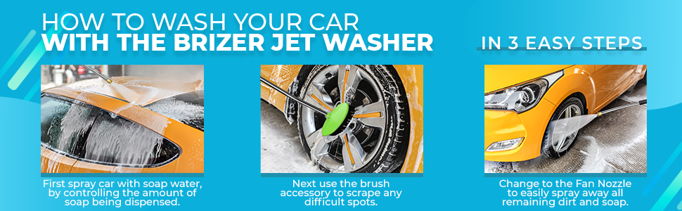 pressure washer garden hose turbo washer wand water jet cleaning solution window washing power