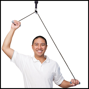 Physical therapy shoulder pulley exerciser rehab over the door arm stretcher pullies pully pt ot