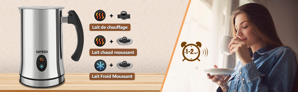 Elektrischer Milchaufschäumer für Kaffee