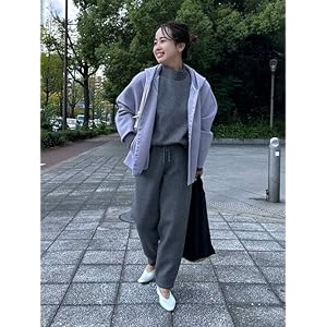 【極美品】ユアーズ コットンウールブレンドハイネックオーバーサイズニット 黒 Ｓ コットンウールブレンドハイネックオーバーサイズニット（ニット
