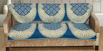 D4 Sky Blue 3 Seater Image