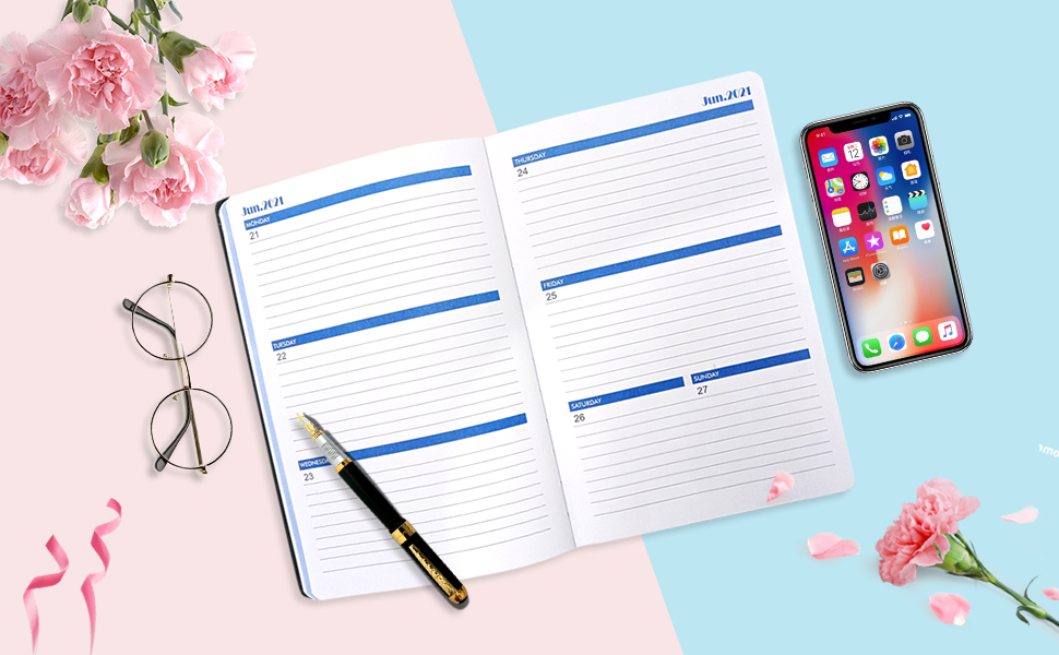 2021-2022 monthly & weekly planner