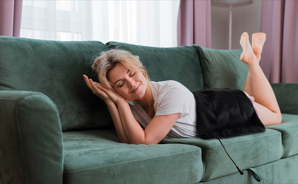 UTK UltraSoft Far Infrared Heating Pad for Pain Relief
