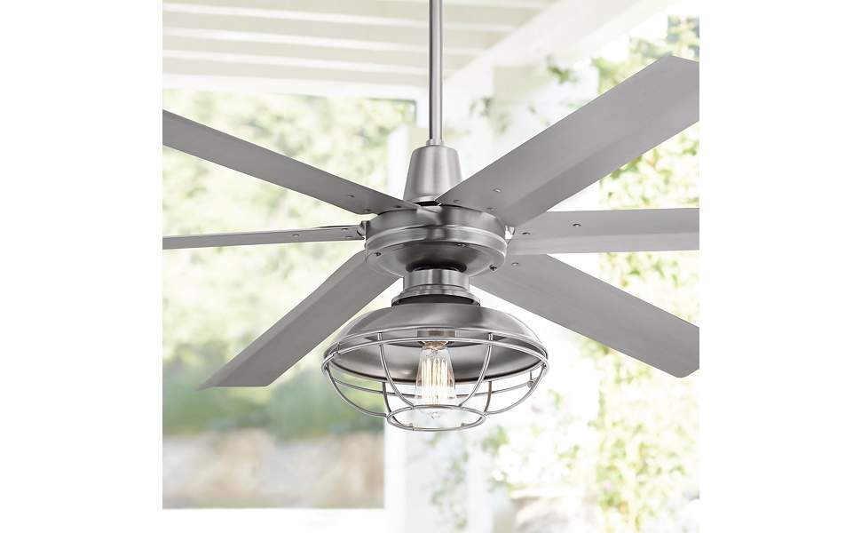 60&quot; Turbina Max Industrial Rustic Large Indoor Outdoor