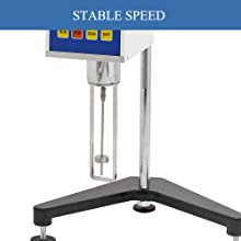 Digital viscometer stable speed